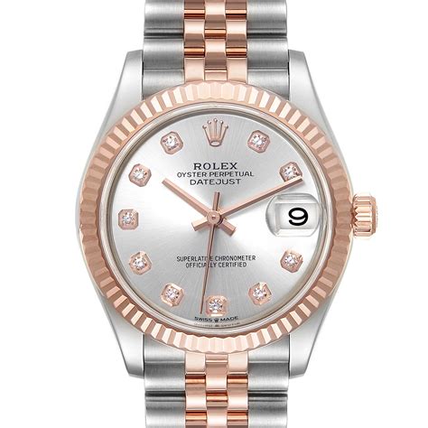 rolex rose gold ladies price